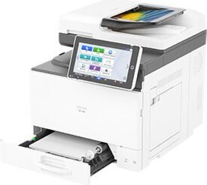 IM C300 - Multifunksjonsskriver - farge - laser - A4 (210 x 297 mm) (original) - A4 (medie) - opp til 30 spm (kopiering) - opp til 30 spm (trykking) - 250 ark - USB, Gigabit LAN, USB-vert, NFC