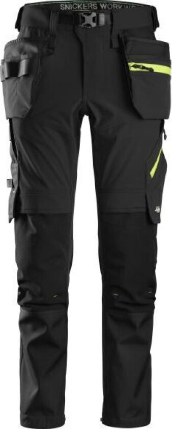 Arbeidsbukse 6940 softshell stretch sort str 96