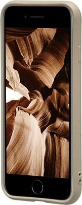 Barcelona - Baksidedeksel for mobiltelefon - 100 % biodegraderbart plantebasert materiale - Sahara-sand - for Apple iPhone 7, 8, SE (2nd generation)