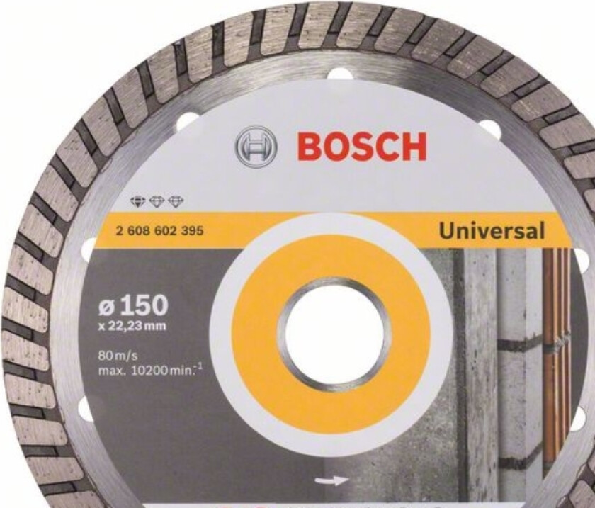 DIAMANTSKÆRESKIVE 150X22,2MM PROF UNIV-T