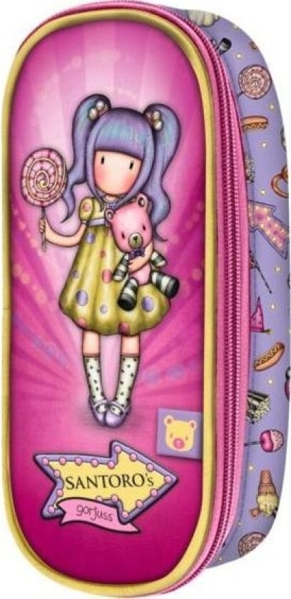 Skolesekk Gorjuss Førstepremie Lilla (10 x 23 x 6 cm)