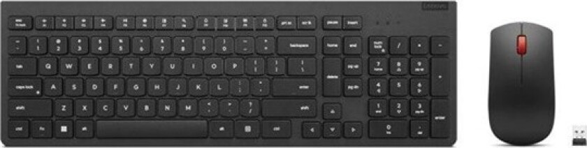 Essential Wireless Combo Gen 2 - keyboard and mouse set - Nordic - black Input Device - Tastatur & Mussett - Nordisk - Svart