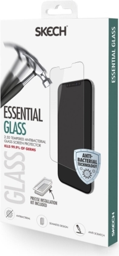 Essential skjermbeskytter i herdet glass (iPhone 14 Plus/13 Pro Max)
