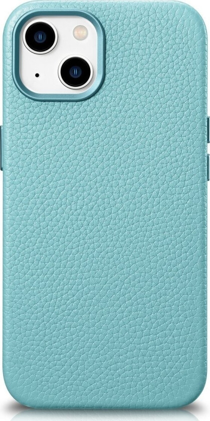 iCarer Litchi Premium Leather Case magnetisk lærveske for iPhone 14 med MagSafe grønn (WMI14220709-GN)