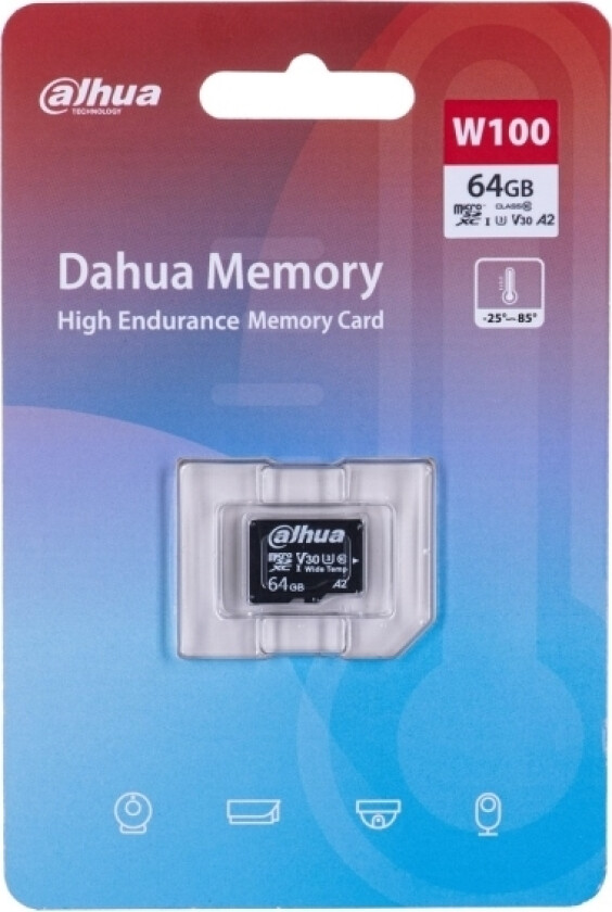 W100 microSD 64GB memory card