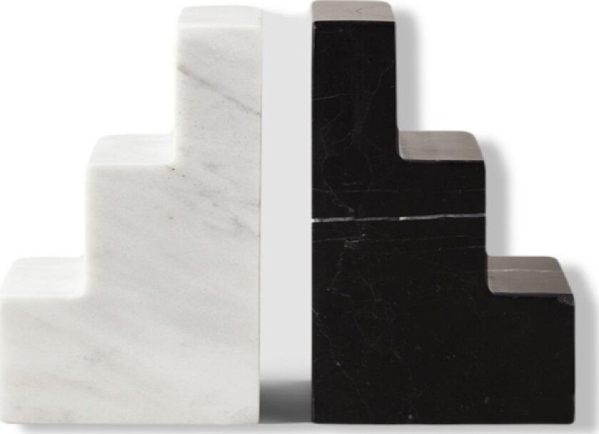 Bilde av Printworks Bokstøtte Marmor Svart/Hvit Printworks