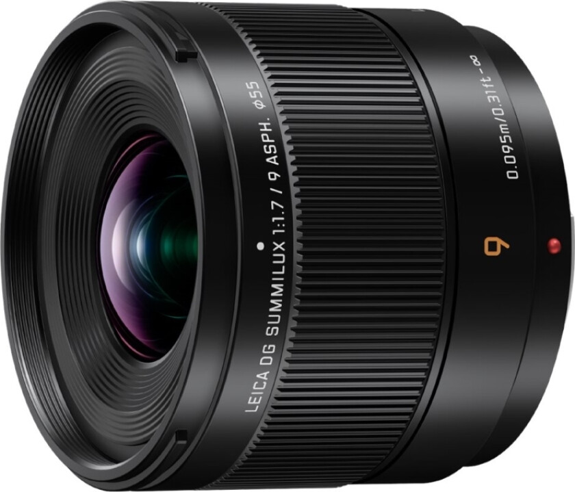 Leica DG Summilux H-X09 - Vidvinkelobjektiv - 9 mm - f/1.7 ASPH. - Micro Four Thirds