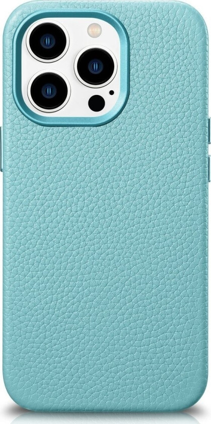 iCarer Litchi Premium Lærveske iPhone 14 Pro Max Magnetisk Lærveske med MagSafe Grønn (WMI14220712-GN)
