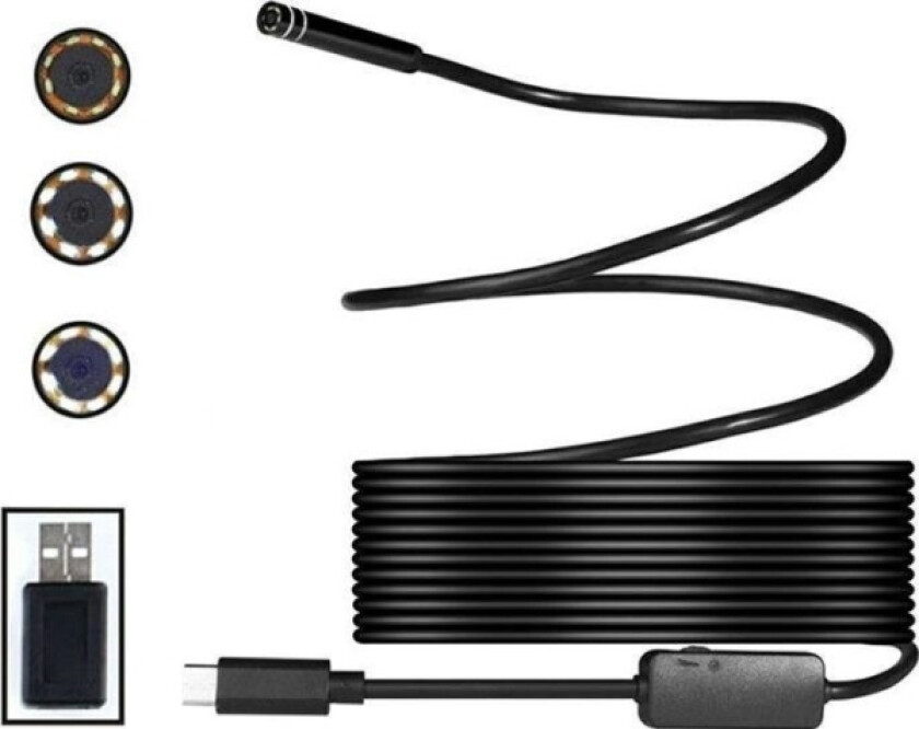 Opticum AK252B ENDOSCOPE INSPECTION CAMERA USB-C ANDROID universal