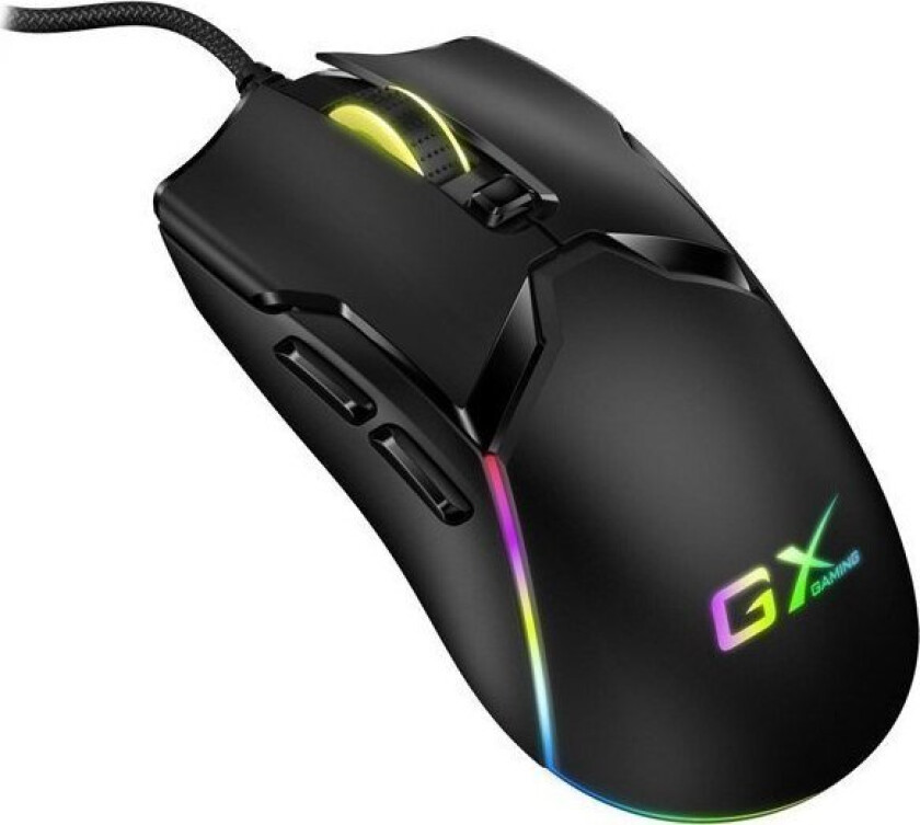 Mouse GX Gaming Scorpion M700 Mus, 7200DPI, optisk, 6 klasse, kablet USB, svart