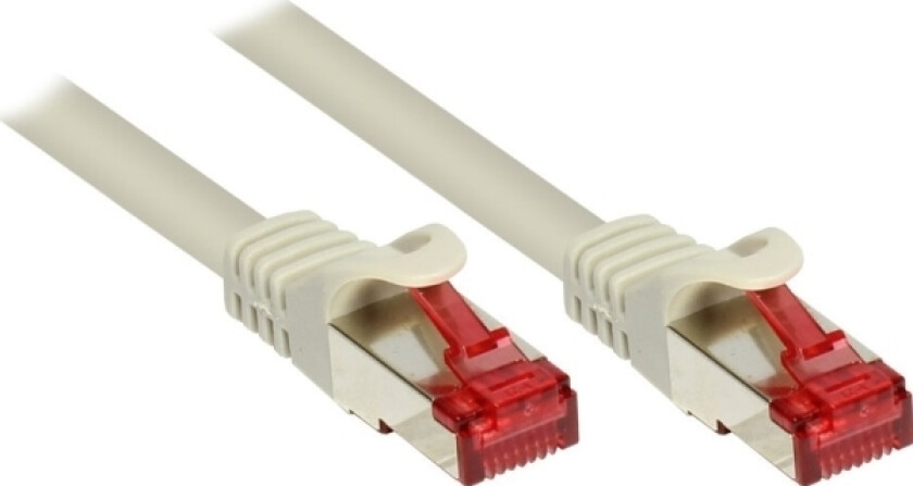 Alcasa 7,5 m Cat6 nettverkskabel grå 7,5 m S/FTP (S-STP) ( 8060-075 )