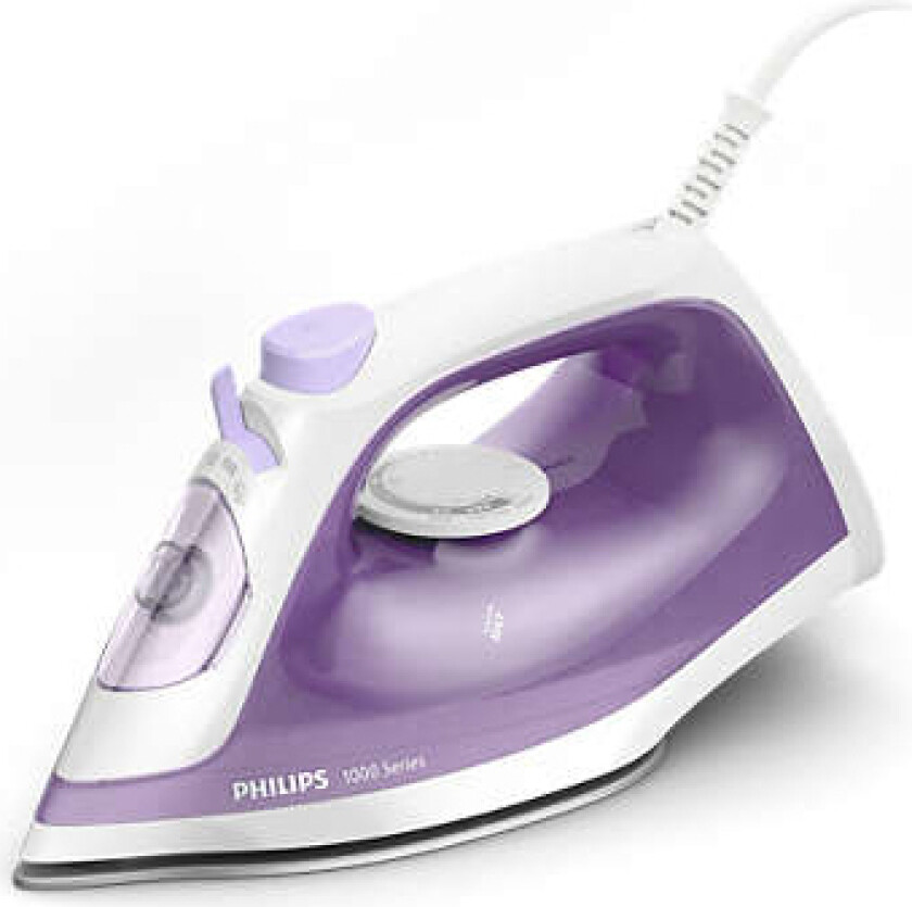DST1020/30, Dampstrykejern, Anti-klebende, 1,6 m, 90 g/min, Fiolett, Hvit, 20 g/min