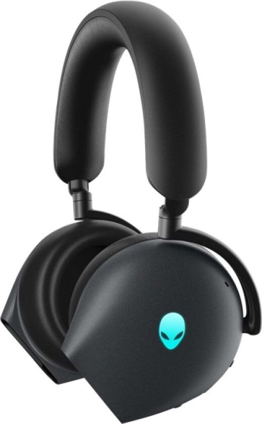 Alienware Tri-Mode Wireless Gaming Headset AW920H - Hodesett - full størrelse - Bluetooth / 2,4 GHz radiofrekvens - trådløs, kablet - aktiv støydempi