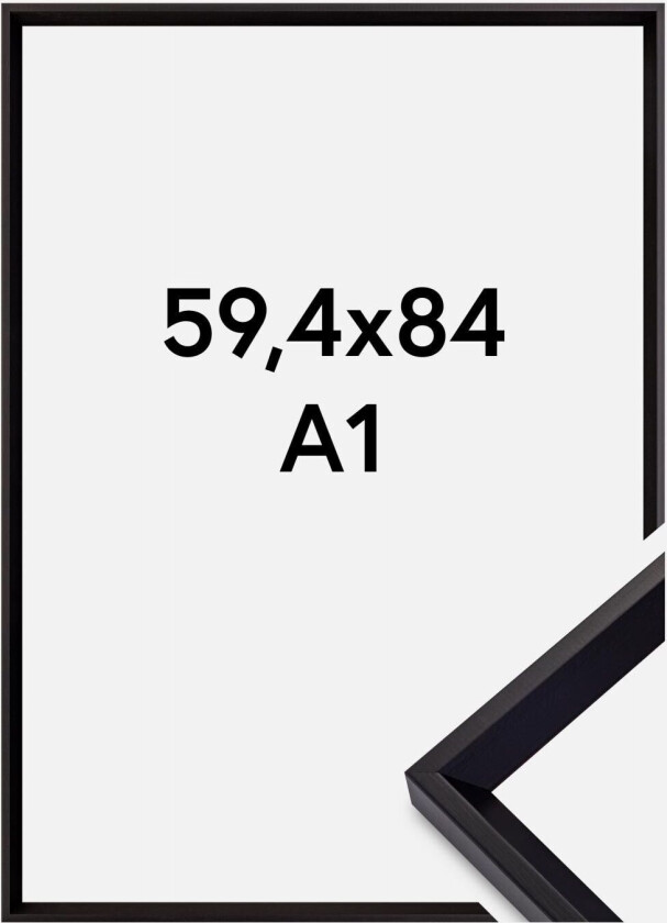 Ramme Globe Akrylglass Svart 59,4x84 Cm (A1)