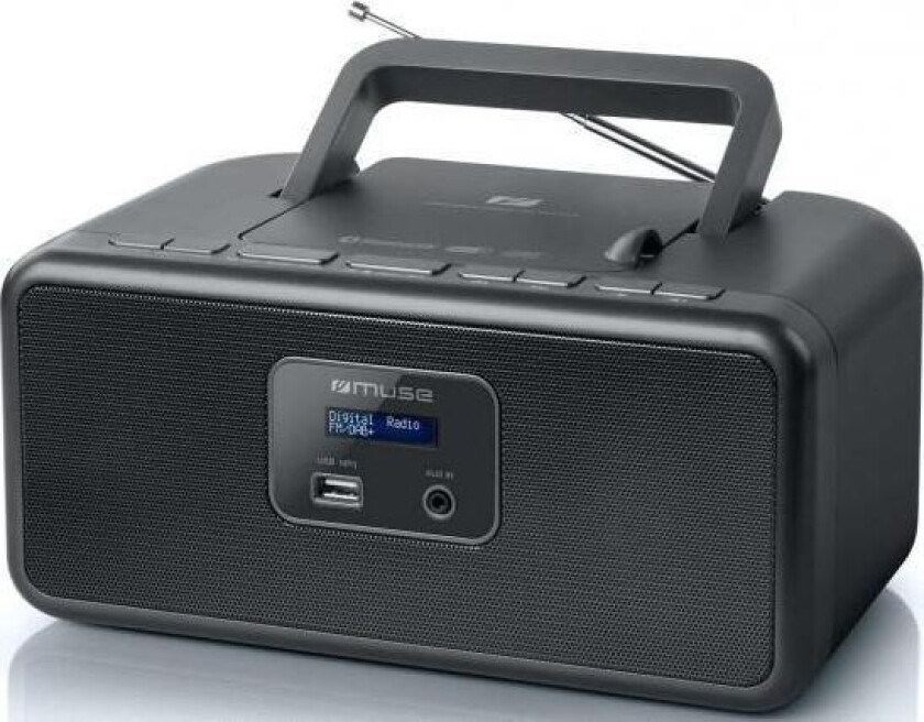 MUSE M-32 DB Radio portable DAB+ FM CD USB Black