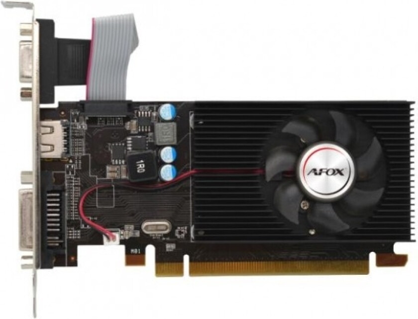 Bilde av Graphics Card - Radeon HD 6450 2GB DDR3 64Bit DVI HDMI VGA LP Fan L5