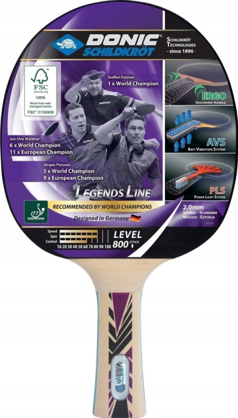 Donic Flowerpots Legends 800 bordtennisracket