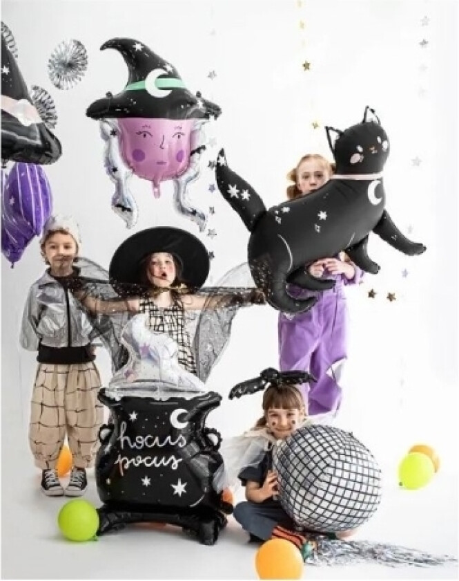 Sorter kattefolieballong