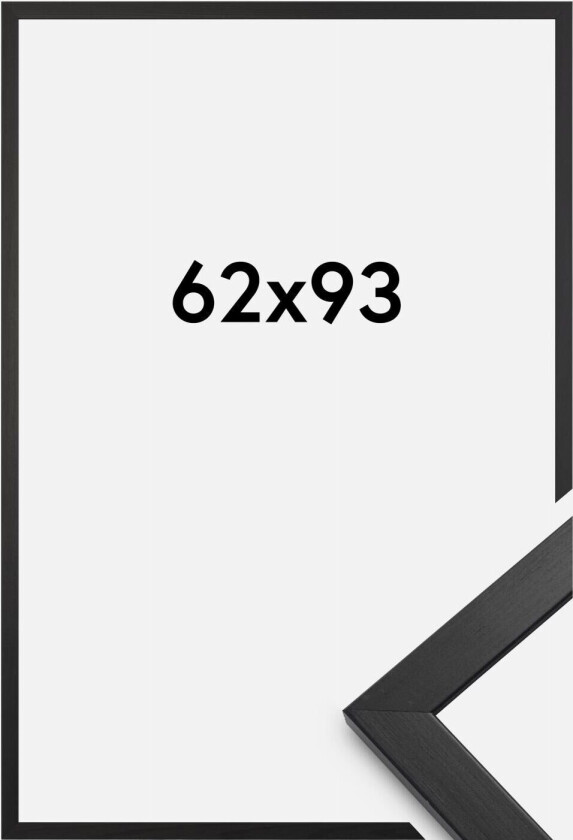 Ramme Stilren Akrylglass Svart 62x93 Cm