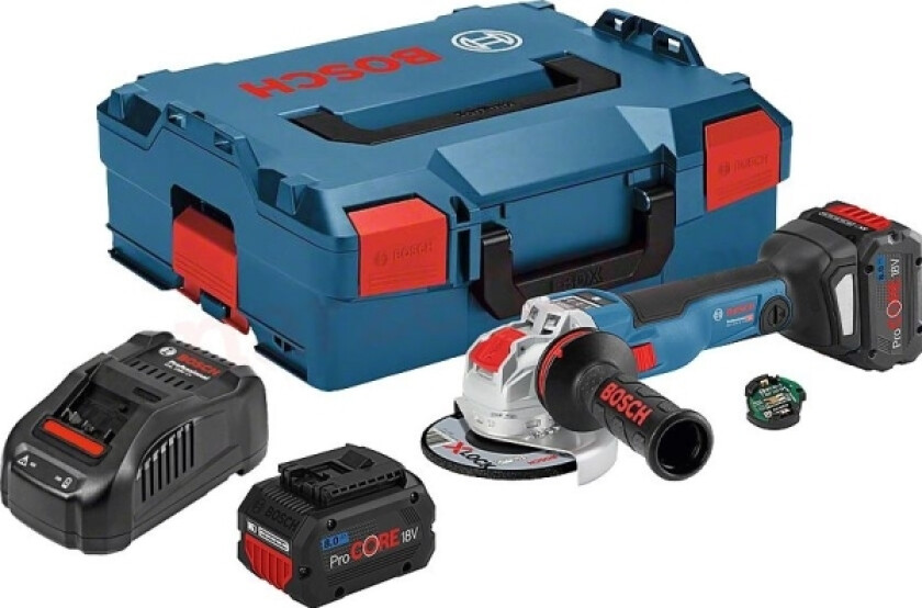 GWX 18V-10 SC Professional - Vinkelsliper - trådløs - 125 mm - 2 batterier - 18 V