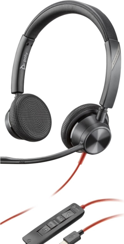 Blackwire 3325 ST USB-C/A headphones 8X221AA adapter
