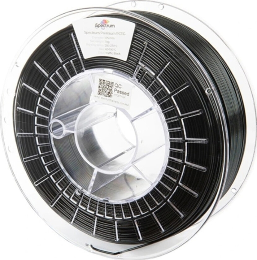 Spectrum Spectrum 3D filament, Premium PCTG, 1.75mm, 1000g, 80665, traffic black
