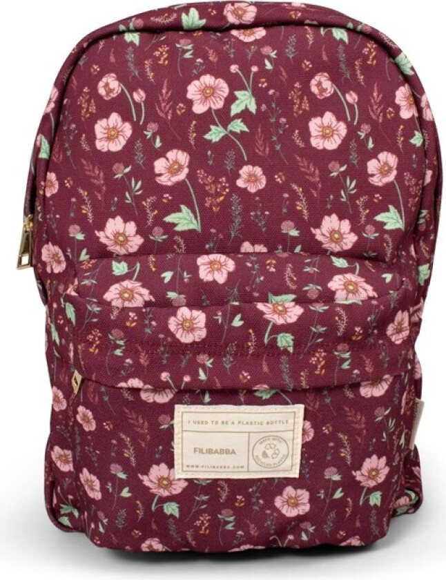 Backpack in recycled RPET - Fall Flowers