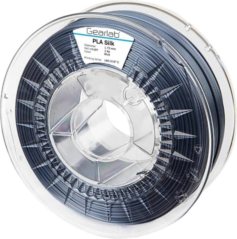 - Blå - 1 kg - silk PLA filament (3D)