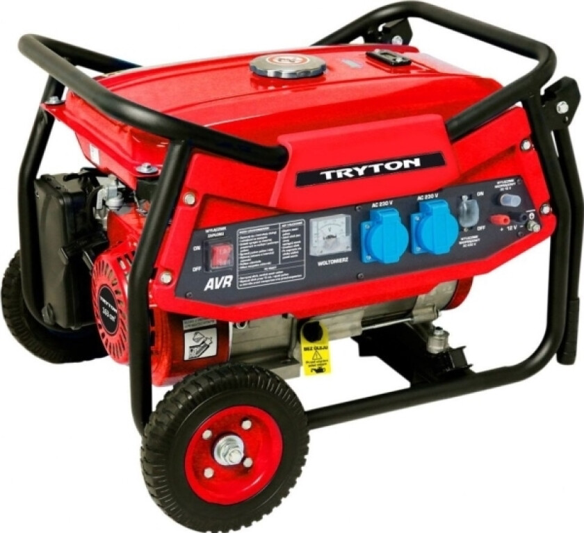 Triton GENERATOR SET 2000W, AVR, 2X230V, 12V, CE WHEELS
