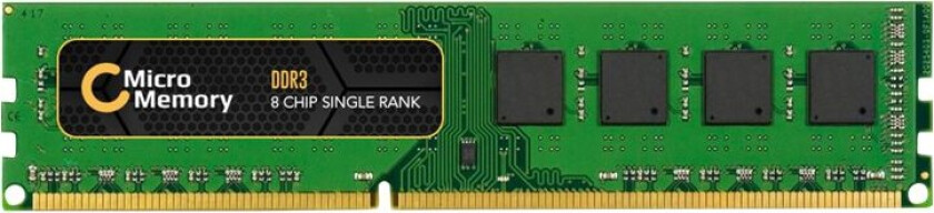 - DDR3 - modul - 8 GB - DIMM 240-pin - 1600 MHz / PC3-12800 - ikke-bufret - ikke-ECC