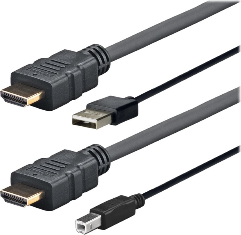 Pro - HDMI-kabel - USB, HDMI hann til USB-type B, HDMI hann - 4 m - 4K-støtte