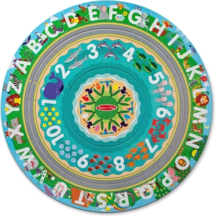 Floor Puzzle & Play Set Round the Shore, Melissa & Doug