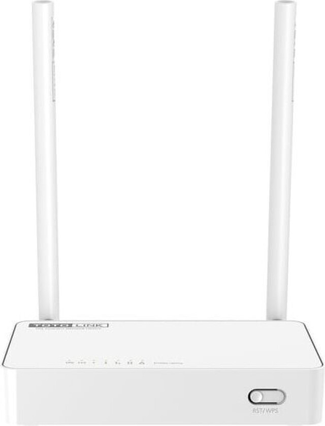 TOTOLINK N350RT, Wi-Fi 4 (802.11n), Single-band (2.4 GHz), Ethernet LAN, White, Tabletop router