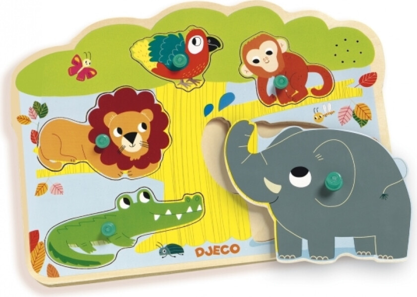 Lyd Puslespil Vilde Dyr