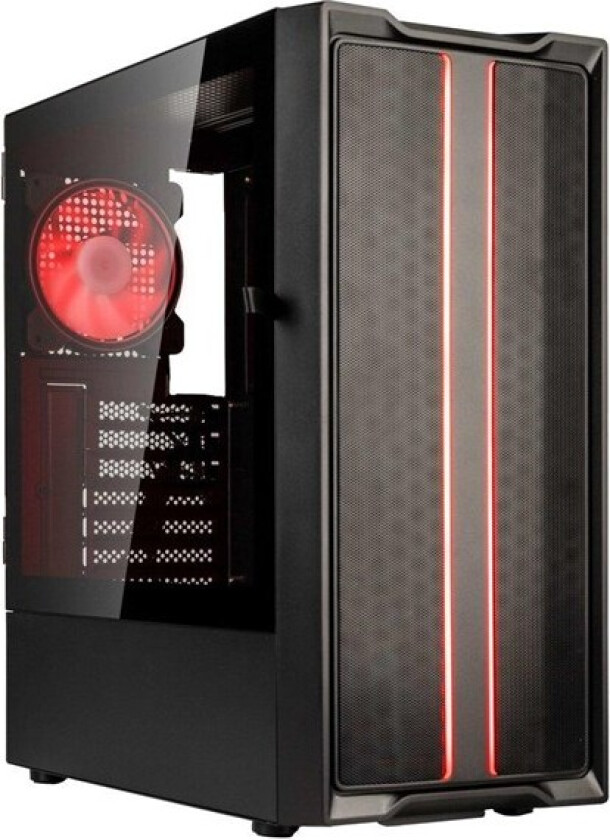 Inspire K12 ARGB Midi-Tower - black - Kabinett - Desktop - Svart