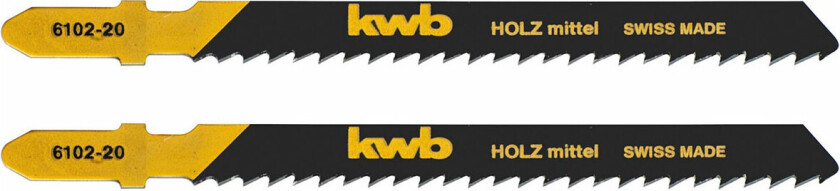 Kwb HCS stikksagblad 100/75 x 3,0 mm tre 2 stk.