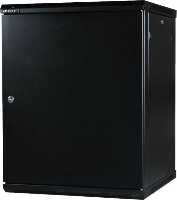 - Rack Skap - 600 Mm Depth - Veggmonterbar - Svart - 15U - 19"