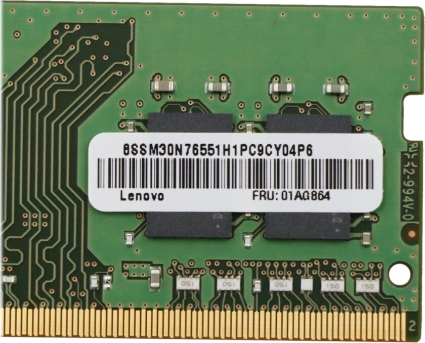 - DDR4 - modul - 8 GB - SO DIMM 260-pin - 2666 MHz / PC4-21300 - 1.2 V - ikke-bufret - ikke-ECC - FRU - for IdeaCentre A340-24ICB F0E6 A340-24ICK F0ER