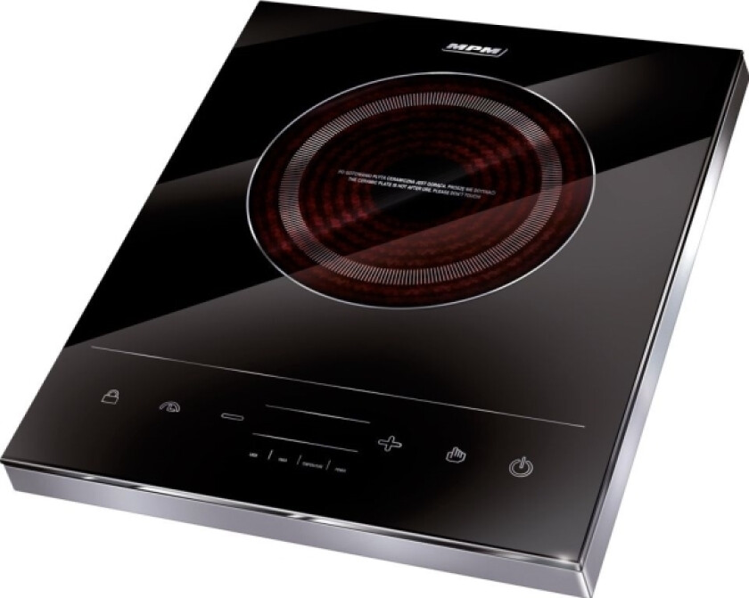 Induktionskomfur MKE-06 1800 W, 1 kogeplade, sort