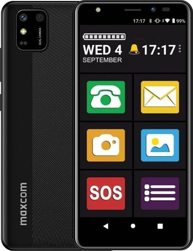 MS 554 4G smarttelefon med en vennlig skjermapplikasjon