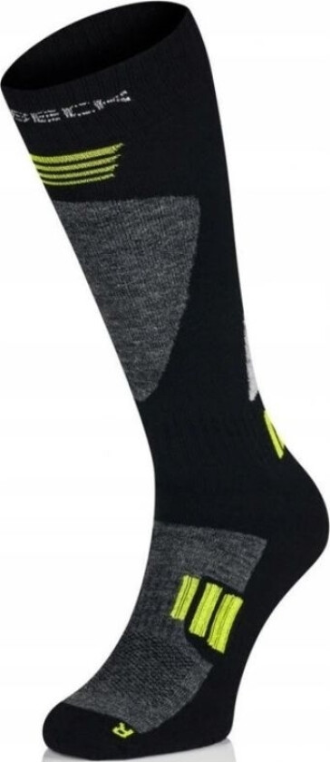 Brubeck BSK001/M Ski Force sokker for menn svart/grønn XL/45-47