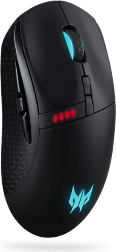 Predator Cestus 350 (PMR910) - Mus - 8 knapper - trådløs, kablet - USB - svart - løsvekt - for Predator Helios 300 Predator Triton 300 500