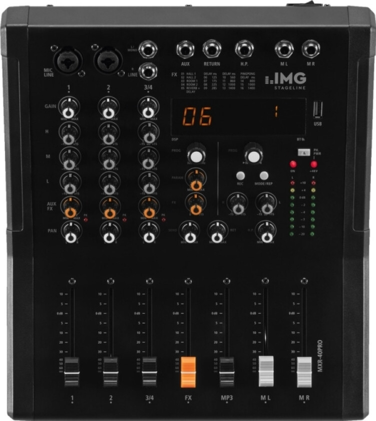 MXR-40PRO Mikser 4 kanals