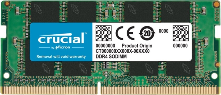 Ddr4 - Modul - 8 Gb - So Dimm 260-Pin - 3200 Mhz / Pc4-25600 - Cl22 - 1.2 V - Ikke-Bufret