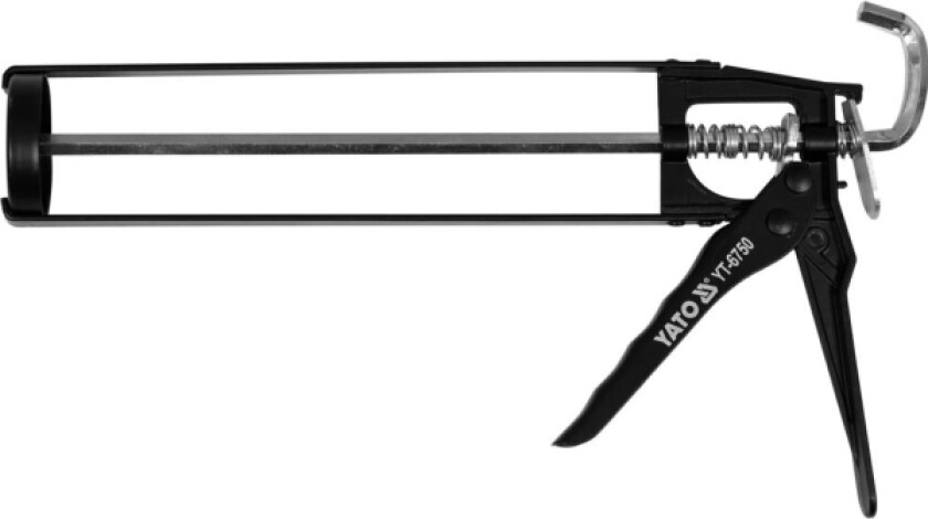 Bilde av Yato YT-6750, Fugepistol (skjelett), Sort, Rustfritt stål, Stål, Aluminium, 300 ml, 225 mm