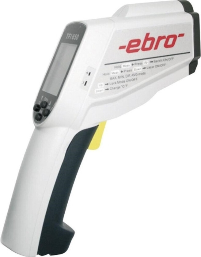 ebro Infrarødt termometer ebro TFI 650 50:1 -60 - +1500 °C Fabriksstandard