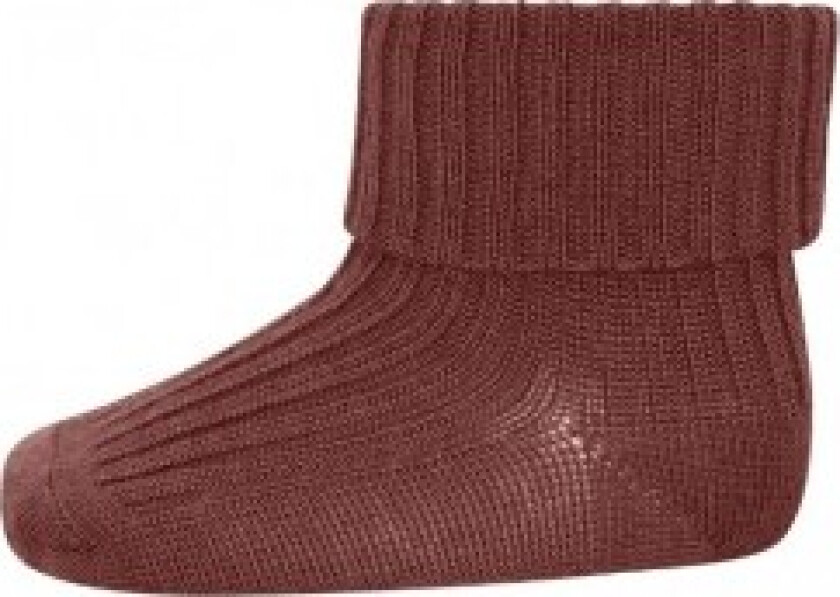 MP 589 Ull Rib Baby Sokker Hot Chocolate str. 15-16