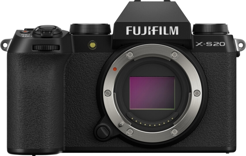 X -S20, 26,1 MP, 6240 x 4160 piksler, X-Trans CMOS 4, 6.2K, Berøringsskjerm, Sort