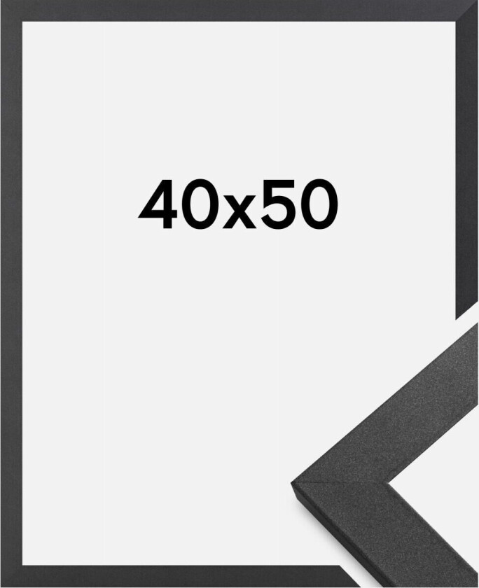 Ramme Graphite Wood Akrylglass 40x50 Cm
