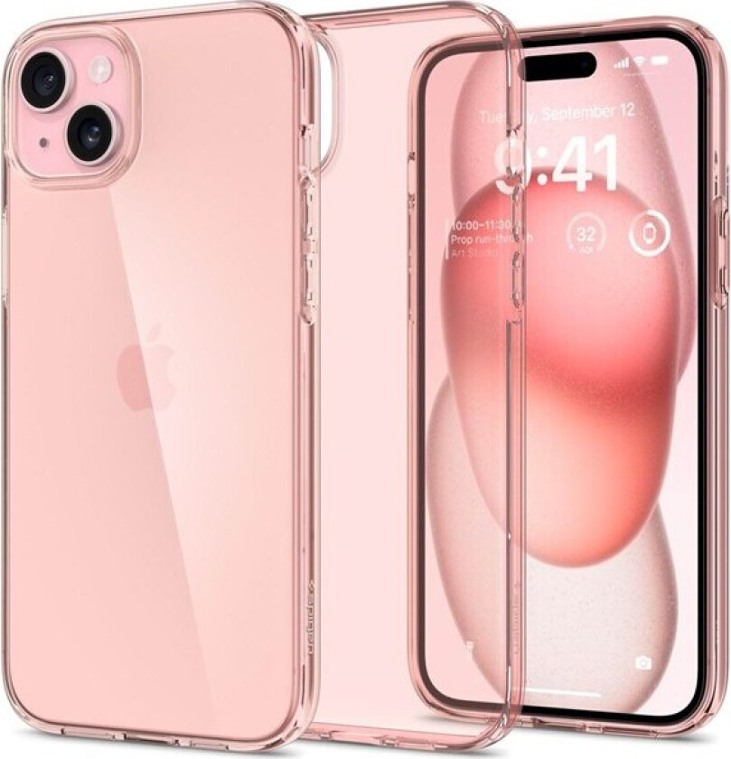 Spigen Crystal Flex, rose crystal - iPhone 15 Plus
